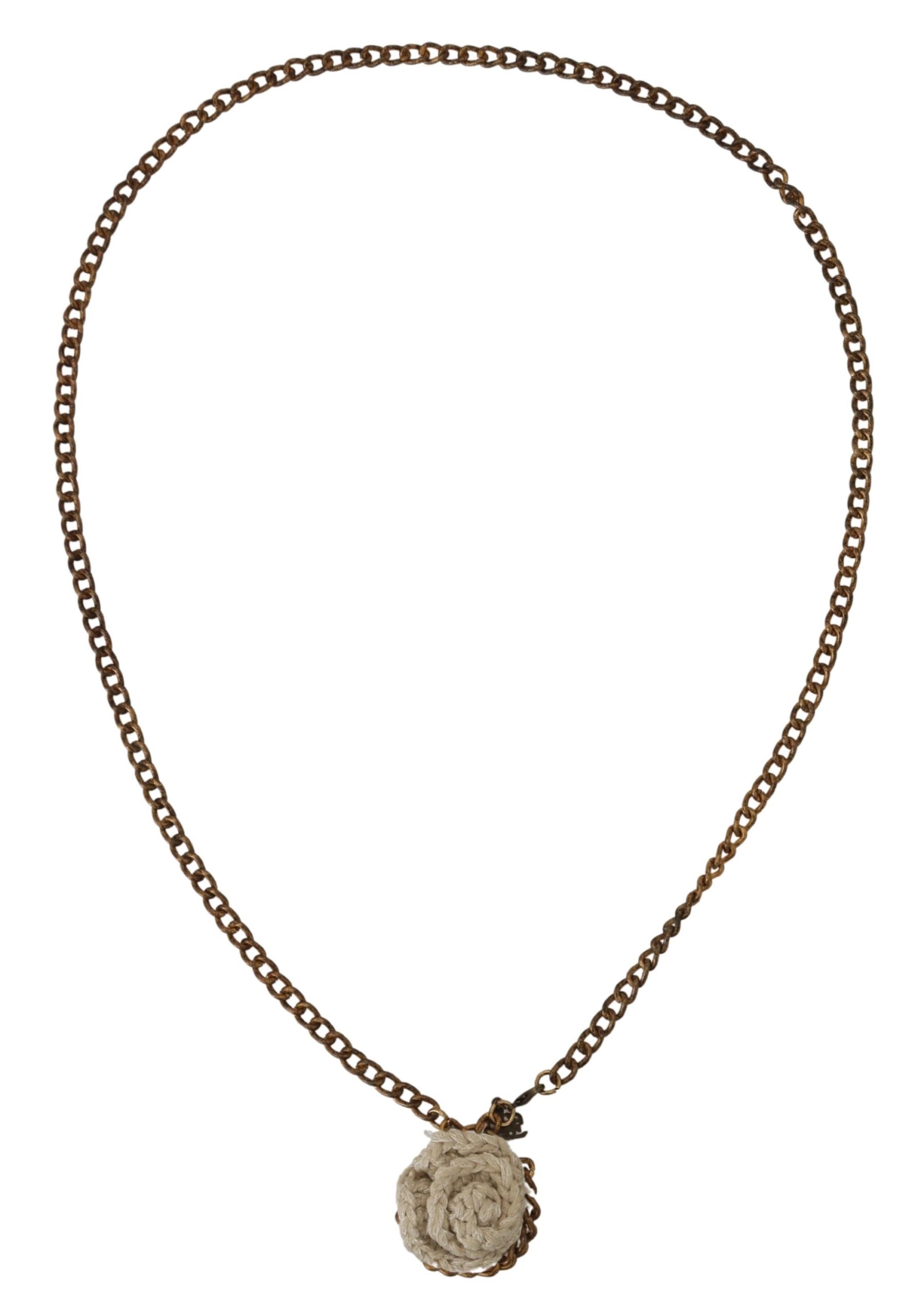 IMG_6889-scaled-e988196b-145.jpg Ermanno Scervino Gold Tone Luxury Necklace - Image 2