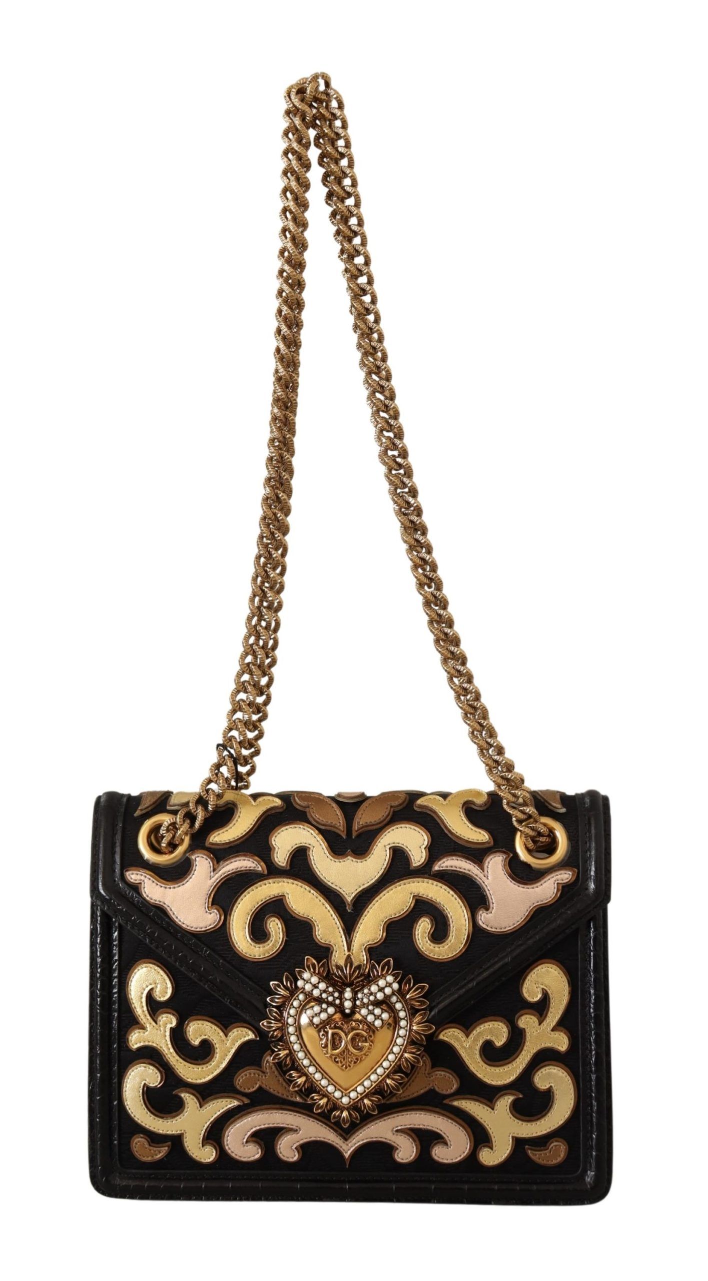 IMG_9202-scaled-d6af22f4-747.jpg Chic Devotion Gold & Black Shoulder Bag - Image 2