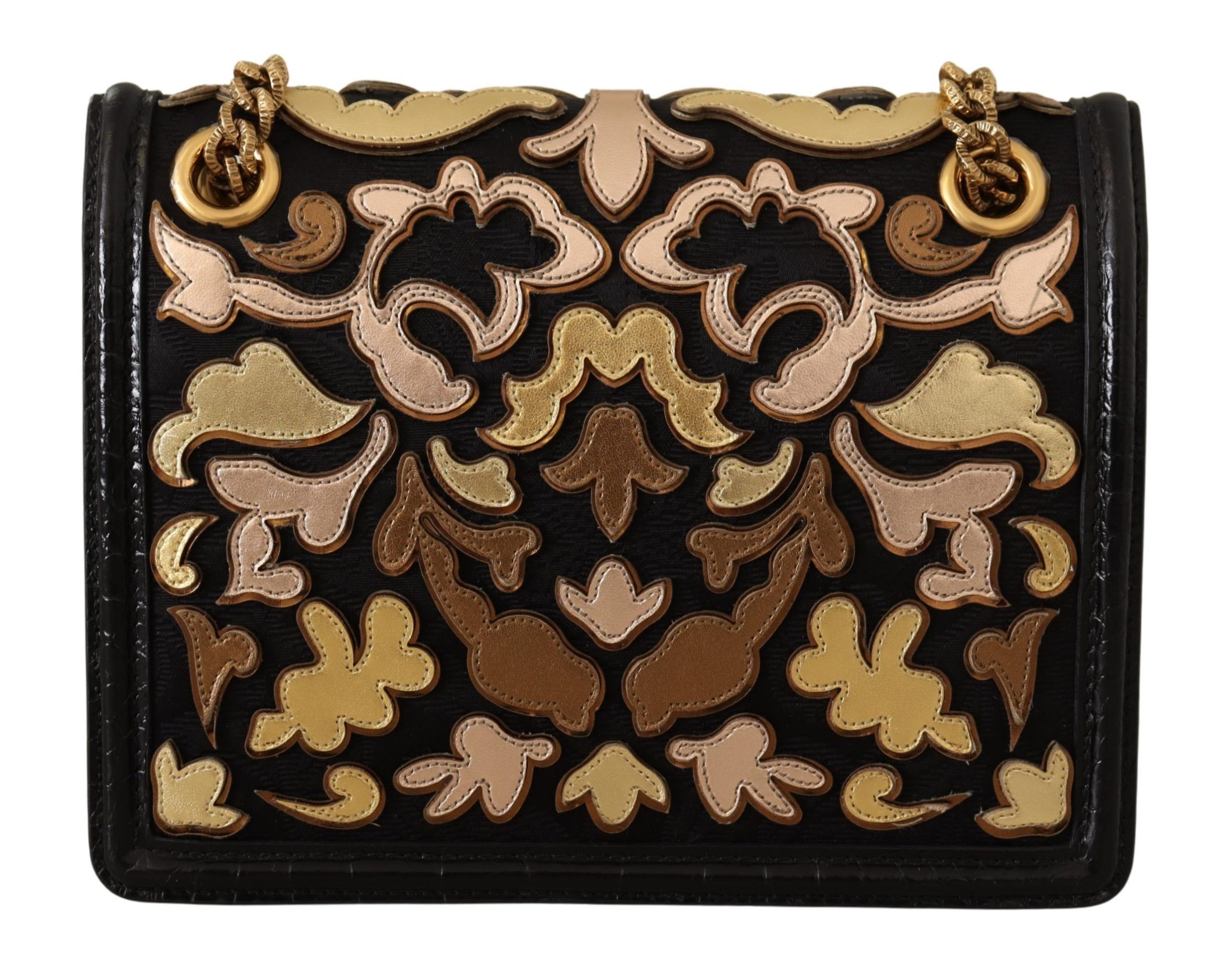 IMG_9205-scaled-f30be0ac-37e.jpg Chic Devotion Gold & Black Shoulder Bag - Image 4