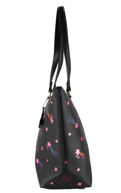 Screenshot_16-2-1961f480-9c2.jpg Disco Star Print Crossgrain Leather Gallery Shoulder Tote Handbag - Image 5