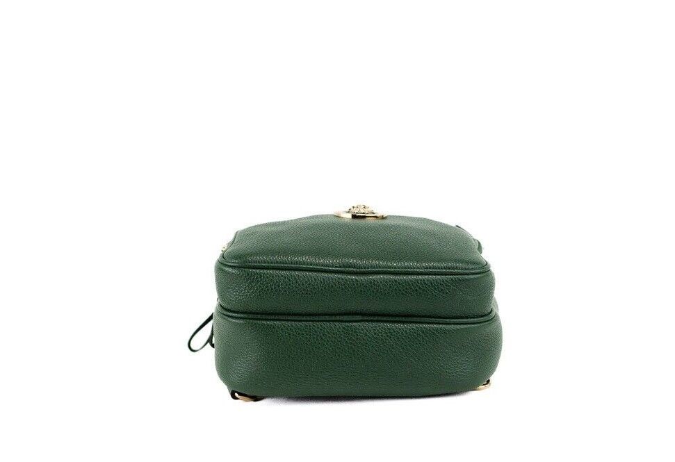 Screenshot_32-1-3e13404c-5e8.jpg Medusa Small Dark Green Calf Leather Sling Pack Backpack Bookbag Bag - Image 4