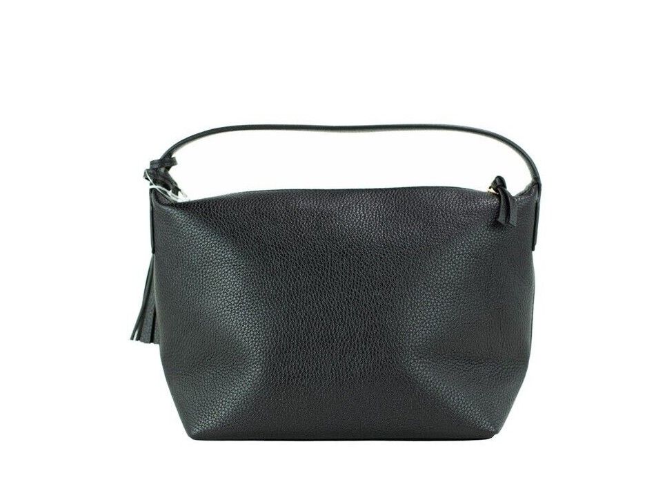 Screenshot_35-1-f2e425af-2c5.jpg Thea Small Black Pebbled Leather Slouchy Shoulder Handbag - Image 2