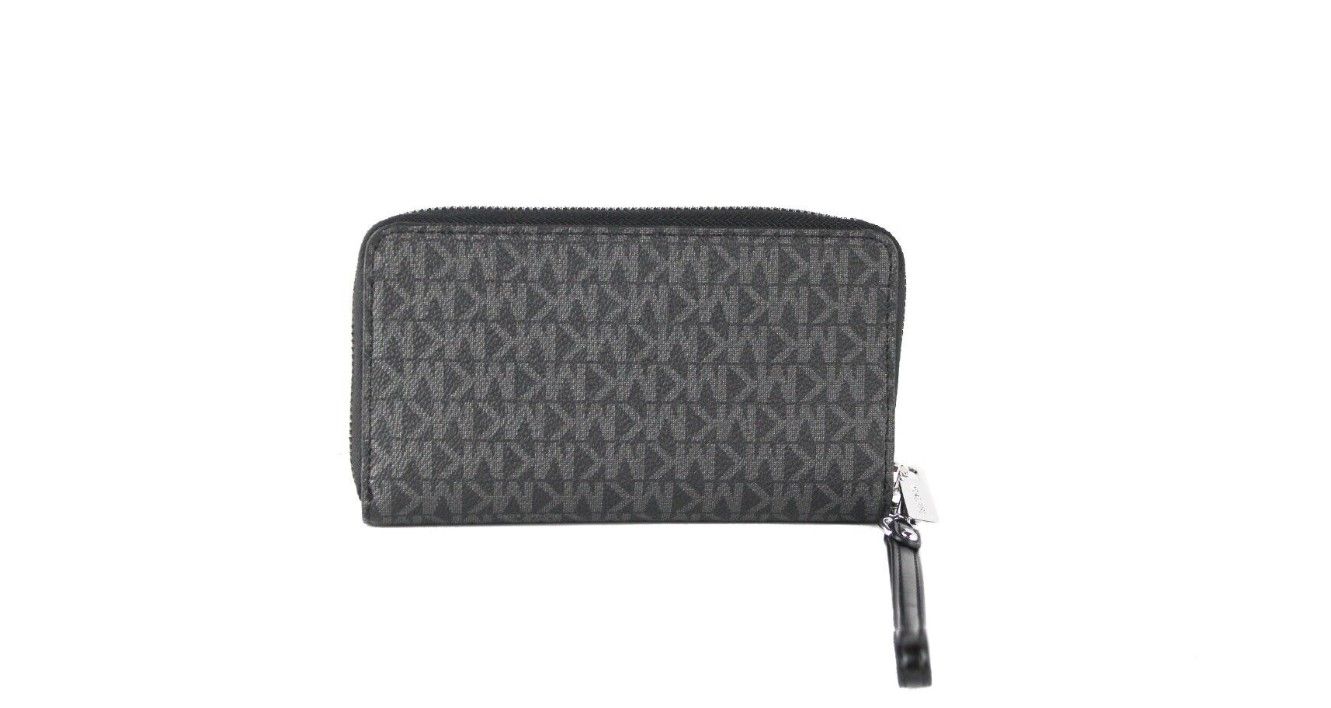 Screenshot_37-2-662ba4b1-399.jpg Jet Set Large Black Signature PVC Flat Multifunction Wrist Wallet - Image 2