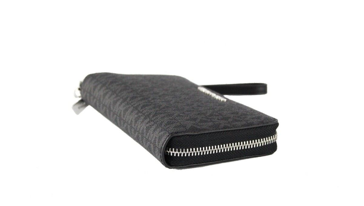 Screenshot_38-2-b8f4198a-945.jpg Jet Set Large Black Signature PVC Flat Multifunction Wrist Wallet - Image 4