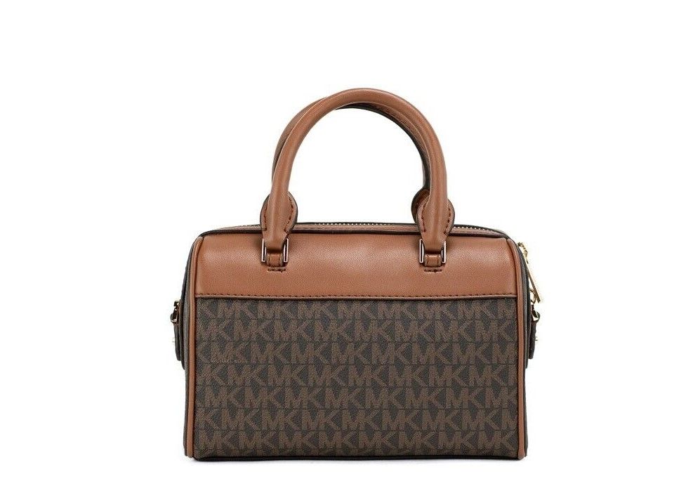 Screenshot_51-1-375295e2-237.jpg Travel XS Brown Signature Leather Duffle Crossbody Handbag Purse - Image 2