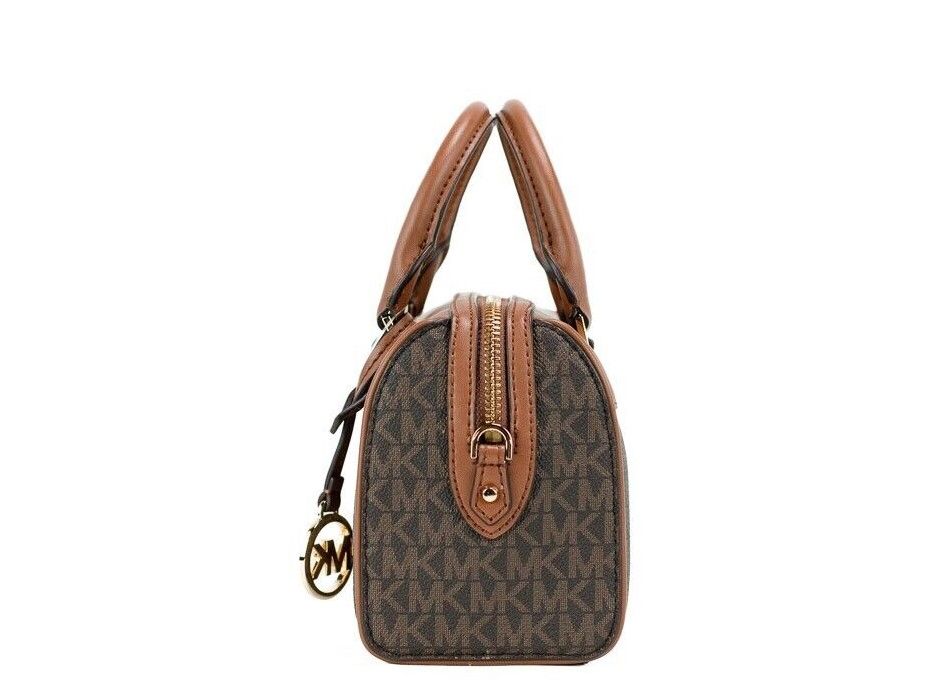 Screenshot_52-1-8e160134-83d.jpg Travel XS Brown Signature Leather Duffle Crossbody Handbag Purse - Image 3