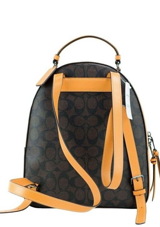 Screenshot_59-8d20aaab-236.jpg Varsity Brown Buttercup Signature Coated Canvas Jordyn Backpack - Image 2