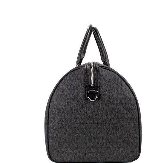 Screenshot_68-1-0477f6b5-bd7.jpg Harrison Black Signature PVC Duffle Travel Weekender Luggage Bag - Image 4