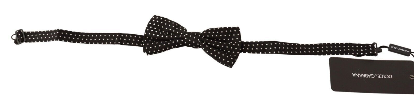 s-l1600-2-18-21d54229-fd4.jpg Elegant Black Silk Dotted Bow Tie - Image 3