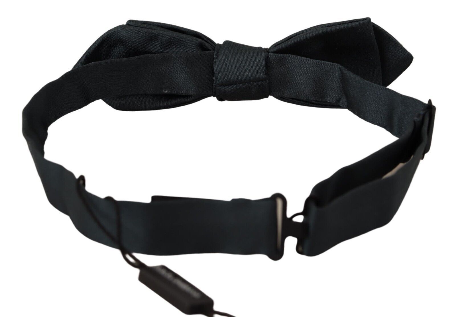 s-l1600-2-214-bb416583-4f7.jpg Elegant Silk Bow Tie in Dark Green - Image 3