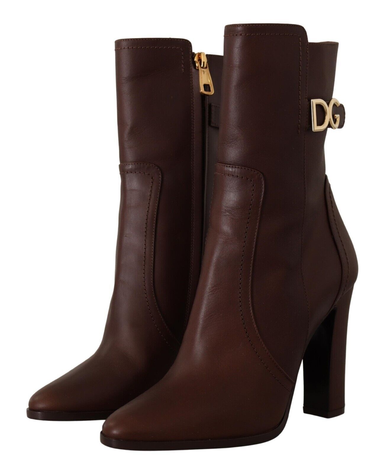 s-l1600-44-14-375c7199-83b.jpg Toffee Leather Mid-Calf Boots with Side Zip - Image 3