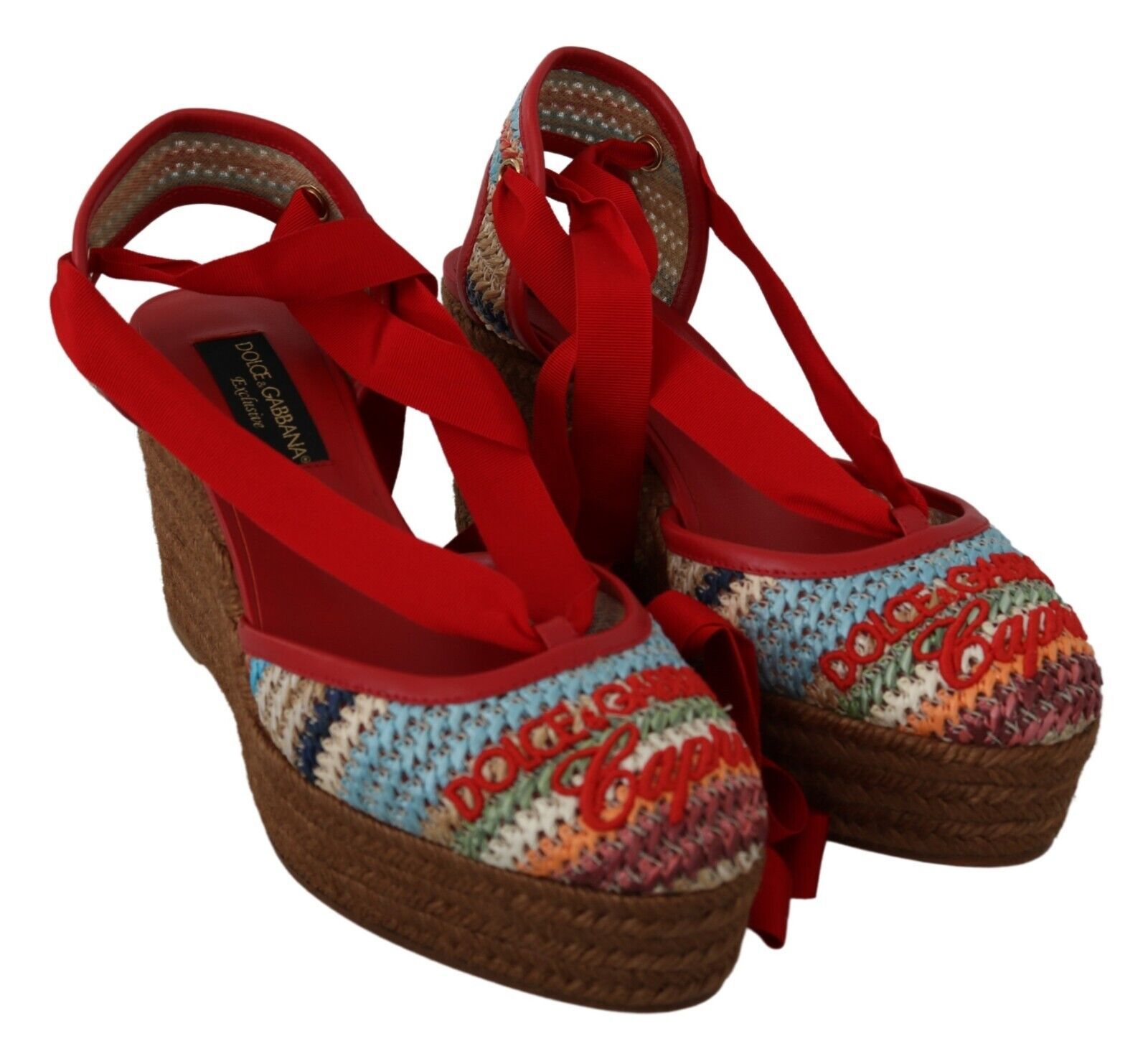 s-l1600-69-4-864b03da-dff.jpg Multicolor Rafia Wedge Heels Sandals Shoes - Image 6