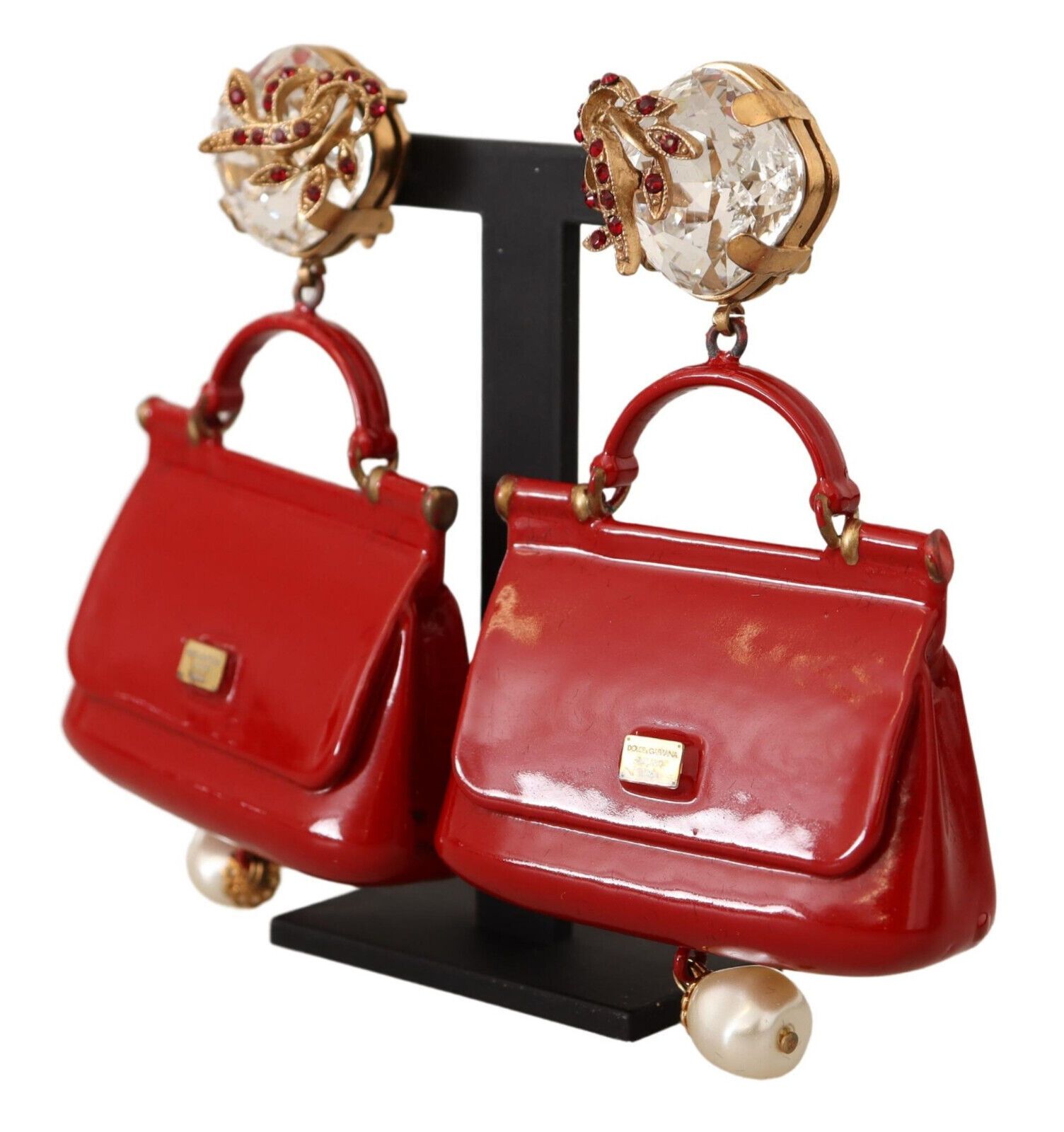 s-l1600-7-09fe95d6-28c.jpg Enchanting Gold & Red Sicily Bag Earrings - Image 2