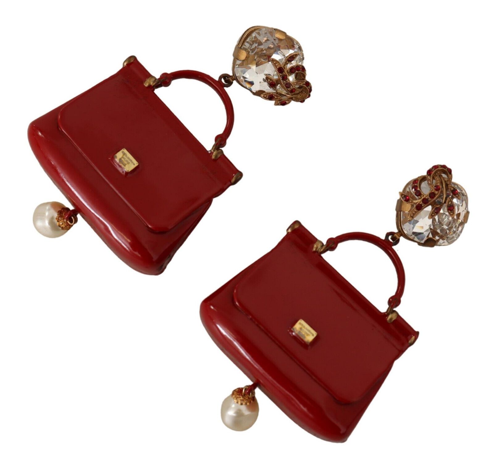 s-l1600-9-151f858c-7dc.jpg Enchanting Gold & Red Sicily Bag Earrings - Image 4